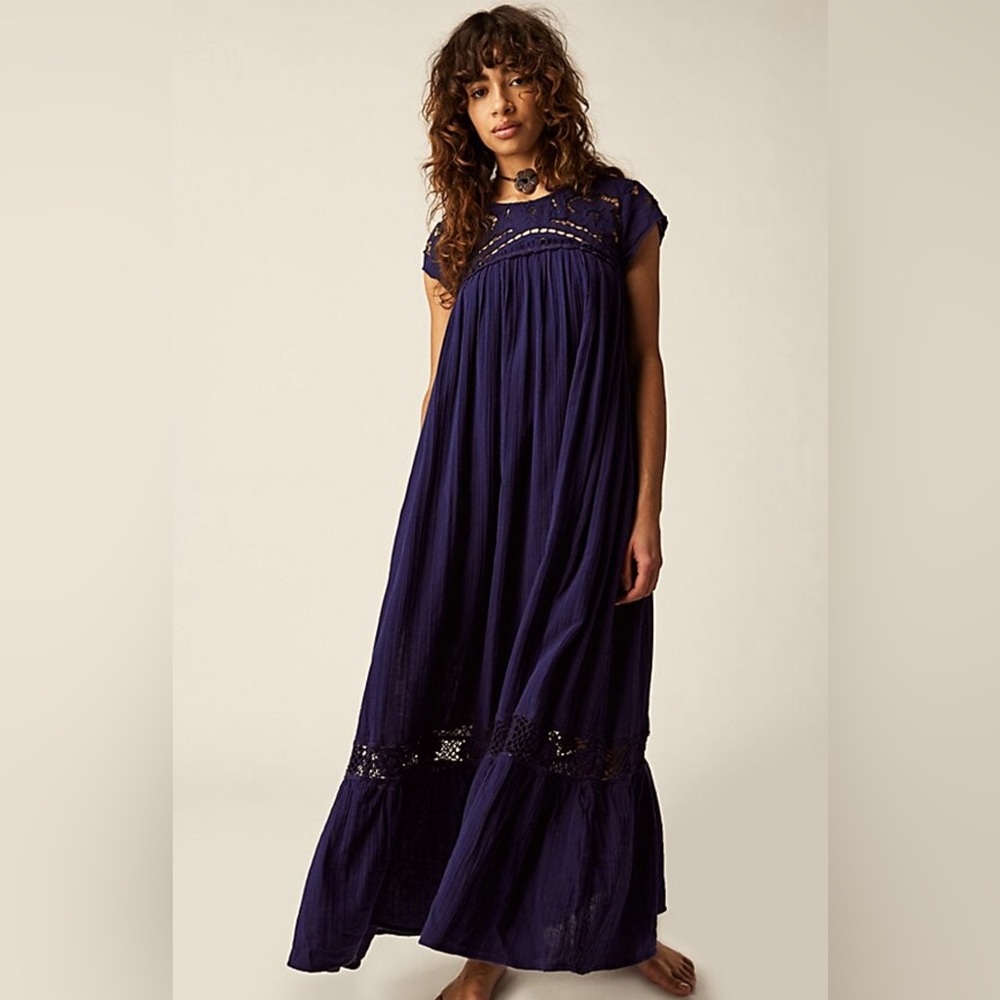 By Free People Cutwork Tee Dress